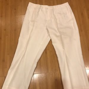 Calvin Klein Cotton Wide Leg Pants